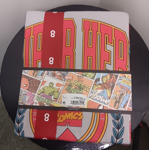 2 Pack Short Sleeve Marvel Shirts - Picture 2 of 3